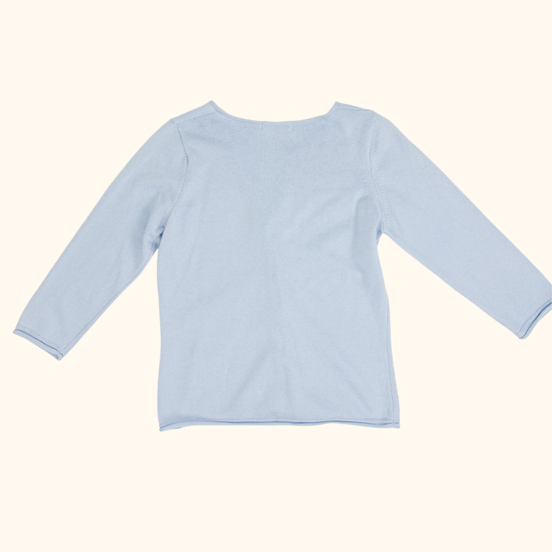 Vintage St Michael Cool Blue Merino Wool Blend Cardigan - Size 10 St Michael