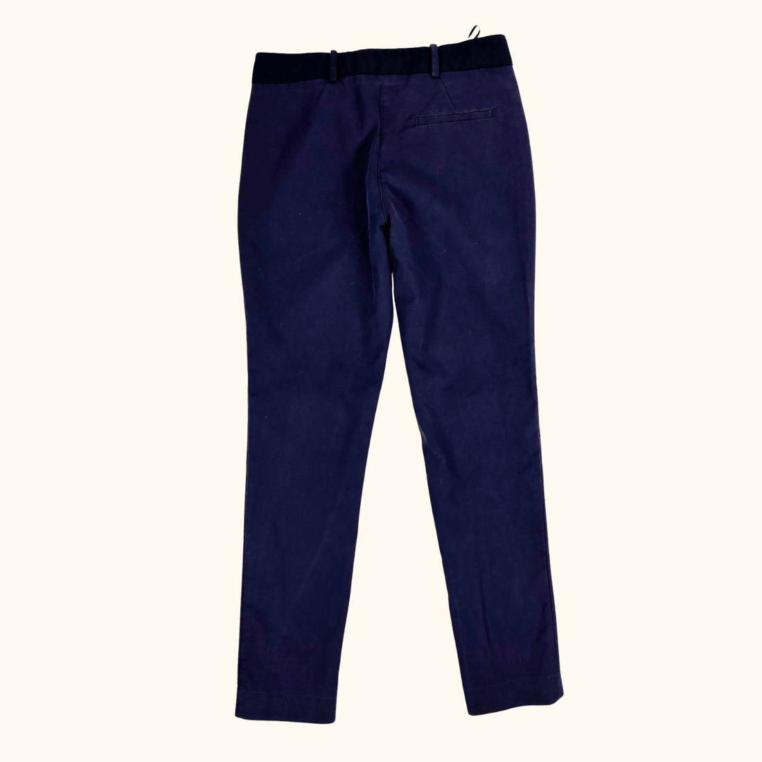 Whistles Navy Blue Slim Tailored Trousers - Size 8 Whistles