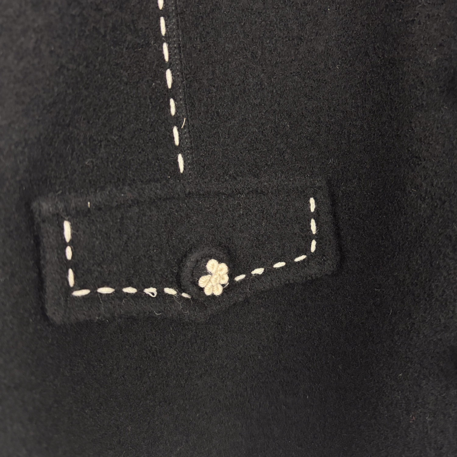 Eastex 100% Wool Black Button Up Jacket - Size 20 Eastex