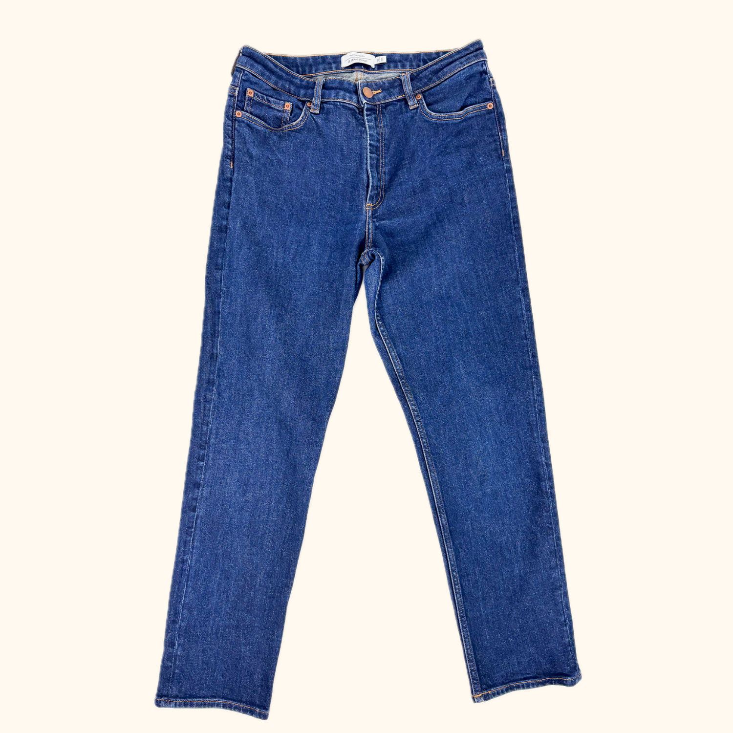 &amp; Other Stories Blue Denim Straight Leg Jeans - Size 30inch &amp; Other Stories