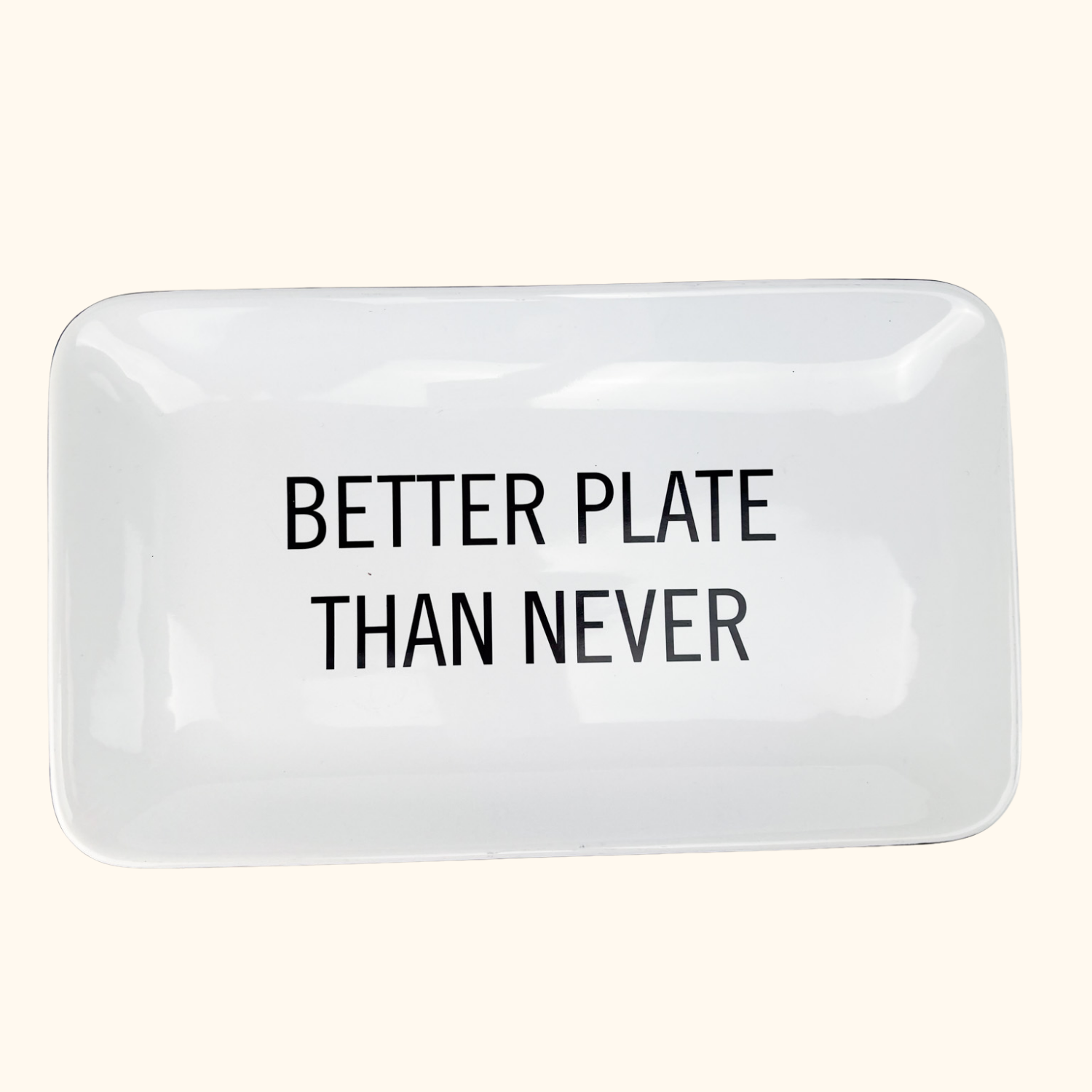 Kenneth Cole Serving Plate "Better Plate Than Never" Kenneth Cole