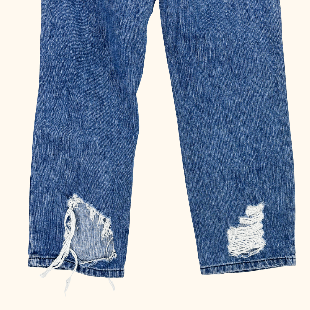 Whistles Distressed Cropped Straight Leg Jeans - Size 29inch Whistles