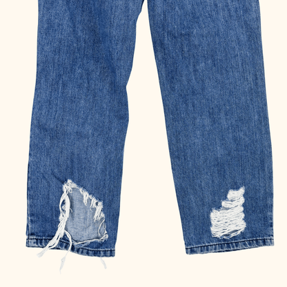 Whistles Distressed Cropped Straight Leg Jeans - Size 29inch Whistles