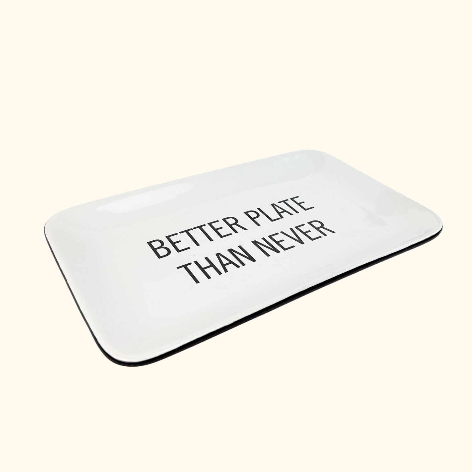 Kenneth Cole Serving Plate "Better Plate Than Never" Kenneth Cole