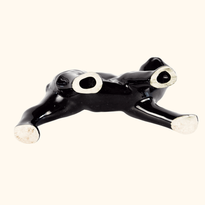 Small Black Cat Prowling Figurine Sunshine Thrift