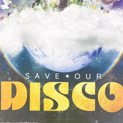 Turtledust Save Our Disco Unique Print 30cm x 42cm -  - Artwork