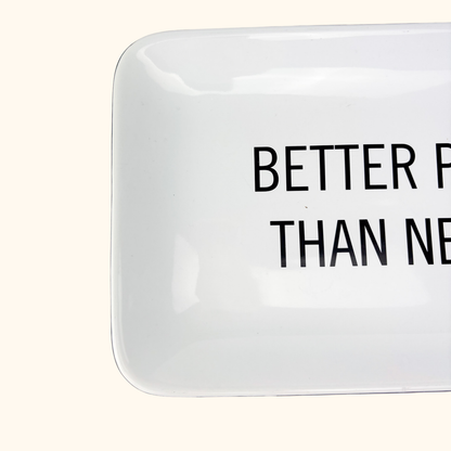 Kenneth Cole Serving Plate "Better Plate Than Never" Kenneth Cole
