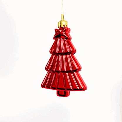 Green and Red Bear Christmas Baubles Mixed Set of 14 Sunshine Thrift