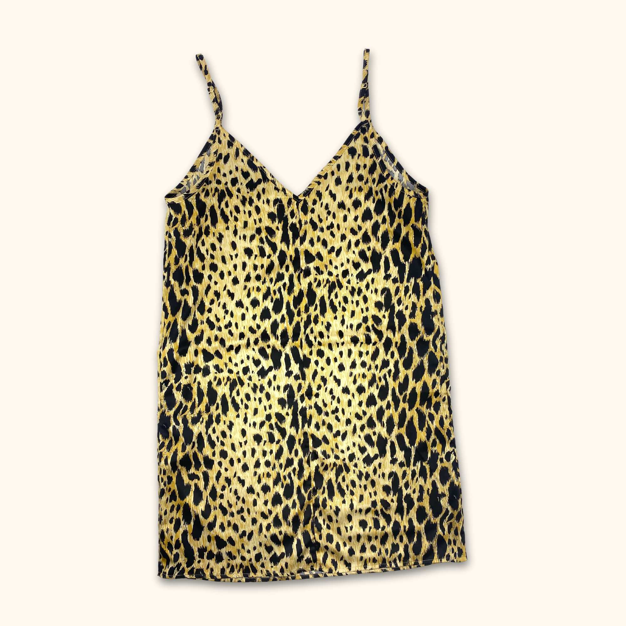 ASOS Design Leopard Print Cami Slip Dress Mini - Size 10 - ASOS - Dresses