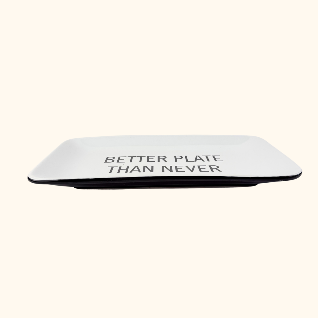 Kenneth Cole Serving Plate "Better Plate Than Never" Kenneth Cole