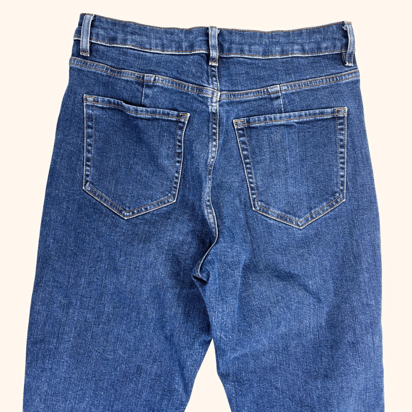 Marks &amp; Spencer Dark Blue Mom Jeans - Size 12 Short M&amp;S