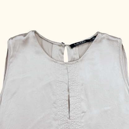 Ralph Lauren 100% Silk Sleeveless Blouse - Size Medium Ralph Lauren