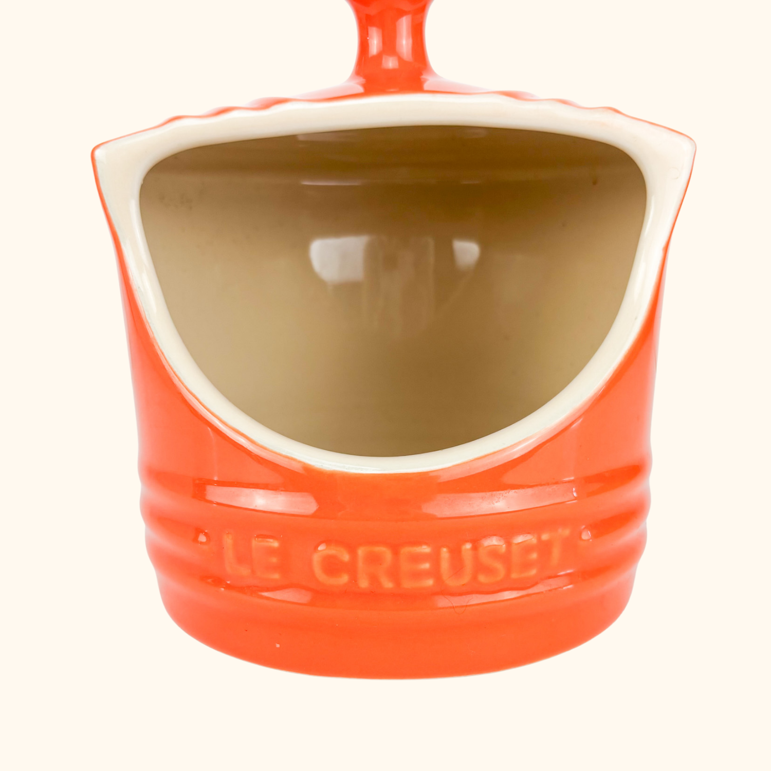 Le Creuset Stoneware Orange Salt Pig