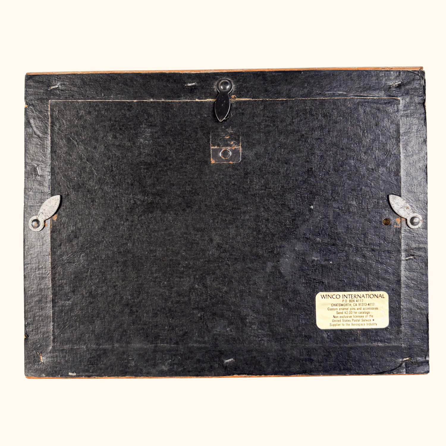 Vintage 1980s USA Love Enamel Postage Stamps Framed Sunshine Thrift