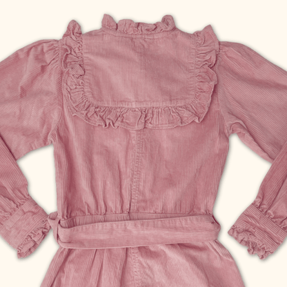 Miss Selfridge Pink Corduroy Jumpsuit - Size 8