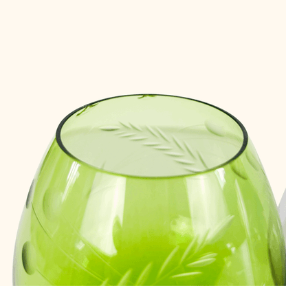 Etched Wheat Brandy Glasses Set of 6 Sunshine Thrift