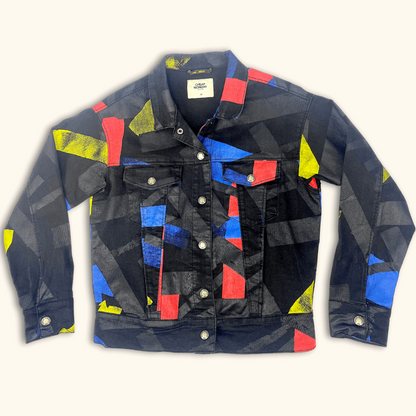 Cheap Monday Colour Block Black Denim Jacket - Size XS - Cheap Monday - Coats &amp; jackets