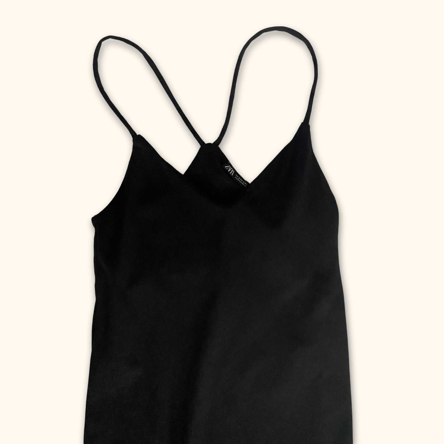 Zara Black Midi Cami Dress - Size Small - Zara - Dresses