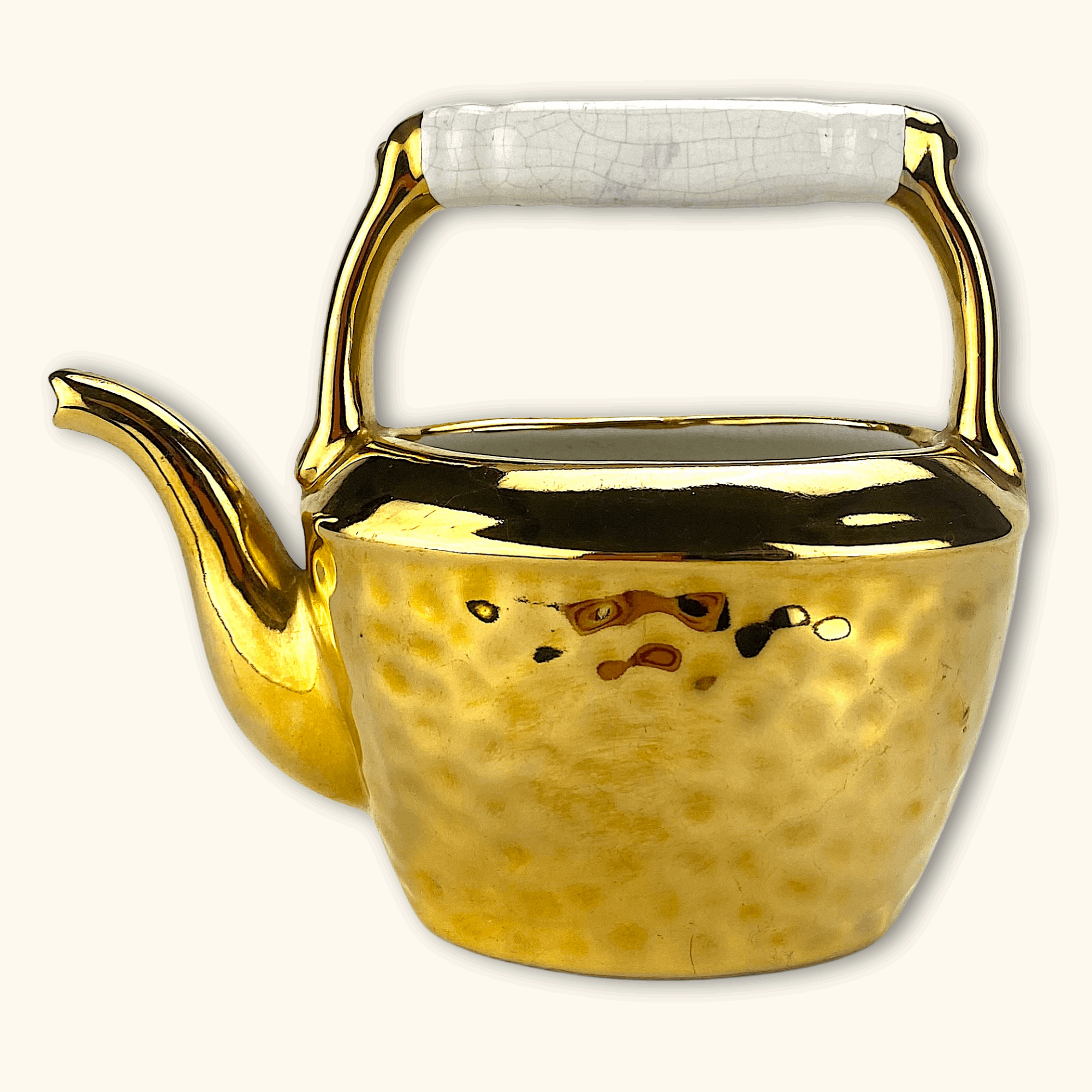 Brass Effect Ornamental Kettle - Sunshine Thrift - Ornaments