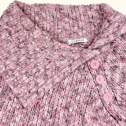 George Chunky Pink Purple Jumper - Size 22 George
