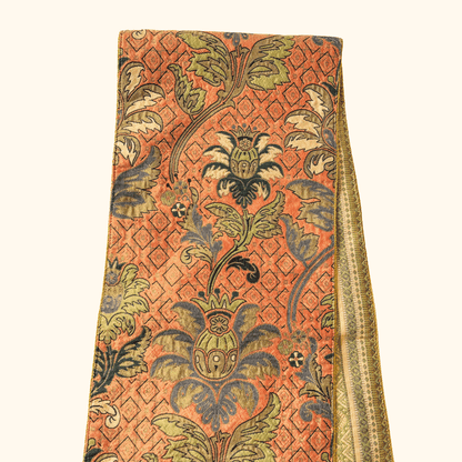 Reversible Brocade Fabric Table Runner