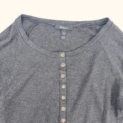 Baukjen Dark Grey Knitted Midi Dress - Size 10 Baukjen