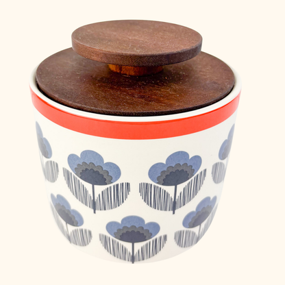 Orla Kiely Poppy Meadow Ceramic Storage Jar Orla Kiely