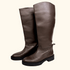 Zara Brown Leather Knee High Boots - Size 6.5 -  - Shoes & Boots