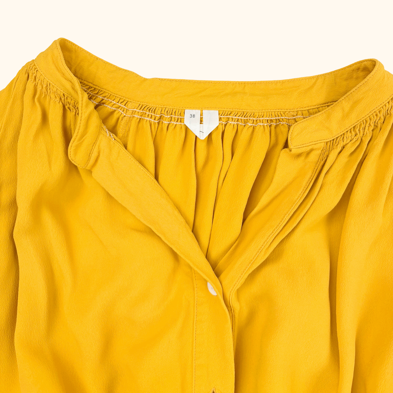 Arket Mustard Yellow Shift Dress - Size 10 Arket