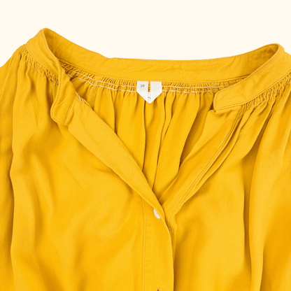 Arket Mustard Yellow Shift Dress - Size 10 Arket