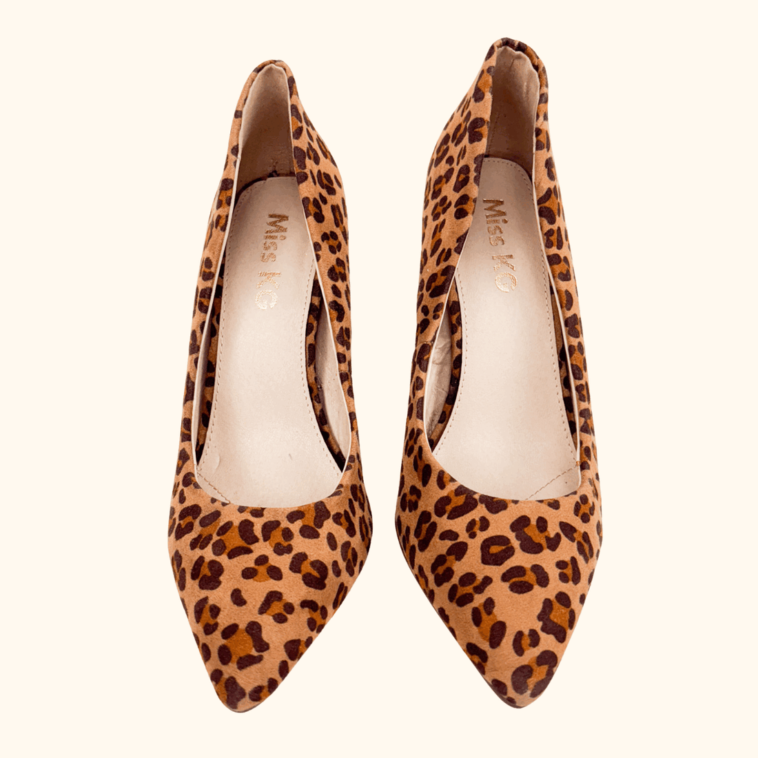 Miss KG Leopard Print Court Heels - Size 6 Miss KG