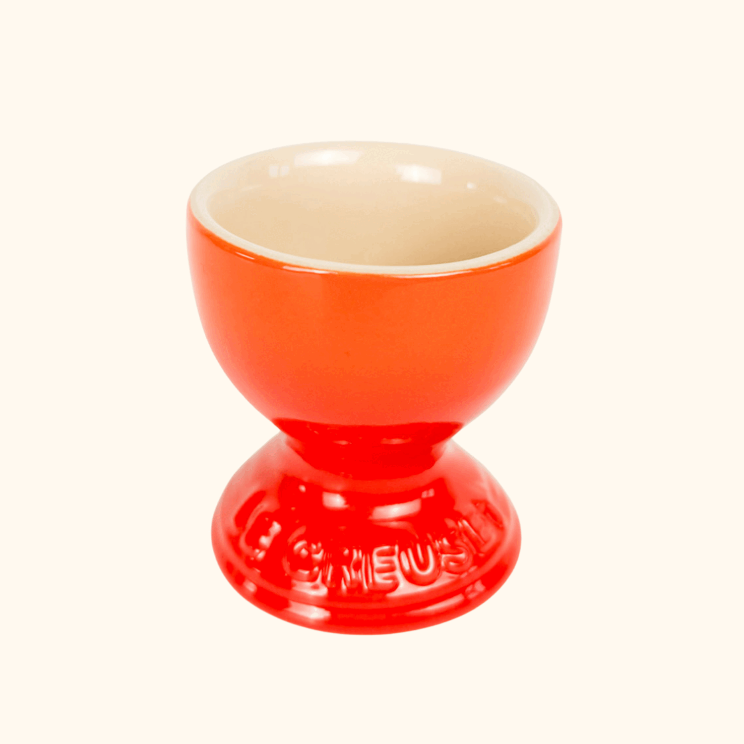 Le Creuset Volcanic Orange Stoneware Egg Cup -  - Kitchenware
