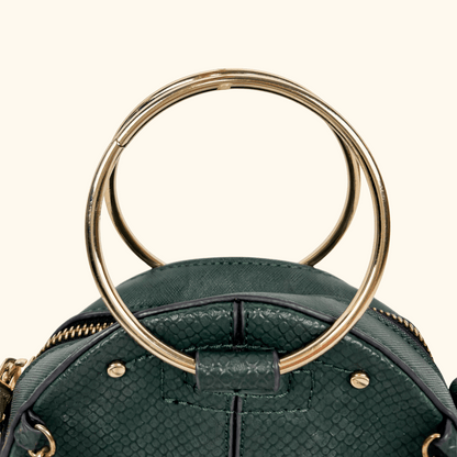 River Island Emerald Green Round Crossbody Bag River Island