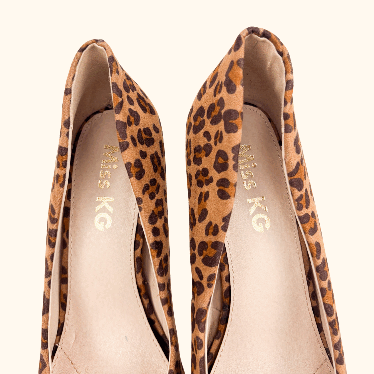 Miss KG Leopard Print Court Heels - Size 6 Miss KG