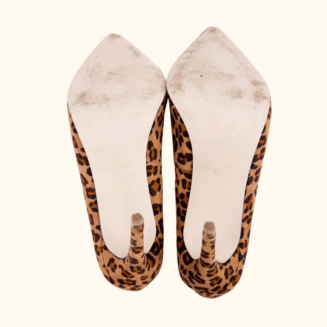 Miss KG Leopard Print Court Heels - Size 6 Miss KG