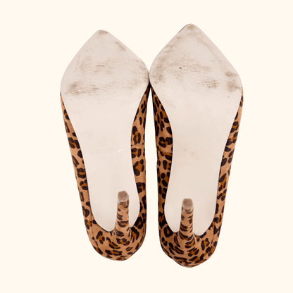 Miss KG Leopard Print Court Heels - Size 6 Miss KG