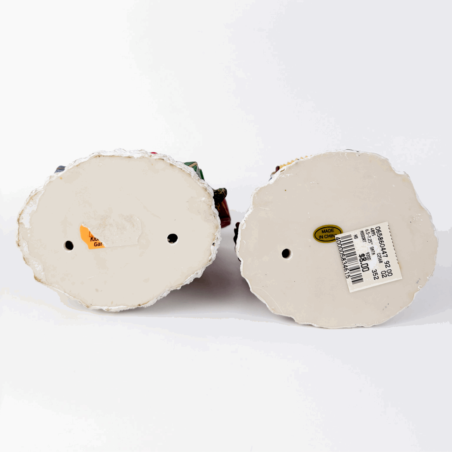 Resin Snowman Christmas Ornaments Set of 2 Sunshine Thrift