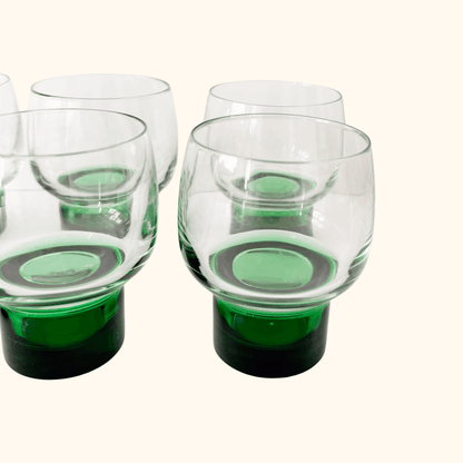 Luminarc Green Stem Whisky Glasses - Set of 6 -  - Glassware