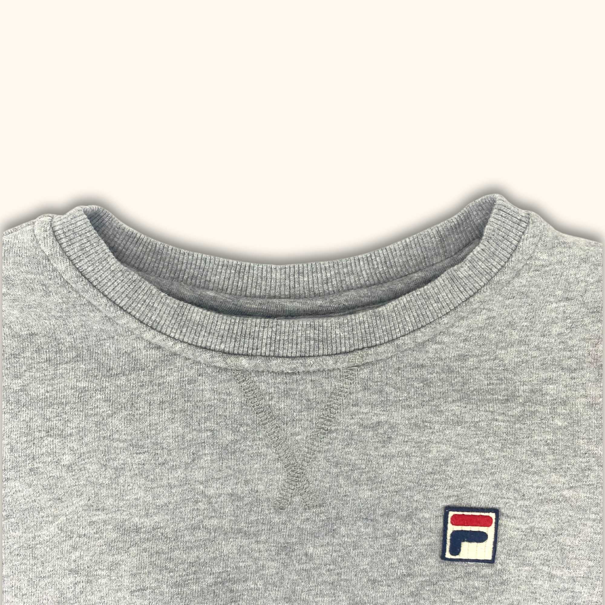 Fila Grey Long Sleeve Sweatshirt - Size Small - Fila - Jumpers
