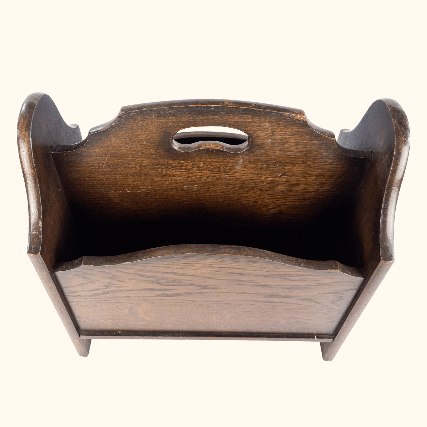 Solid Mahogany Wooden Magazine Rack Sunshine Thrift