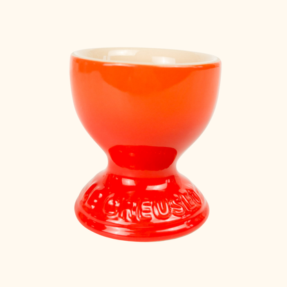 Le Creuset Volcanic Orange Stoneware Egg Cup Le Creuset