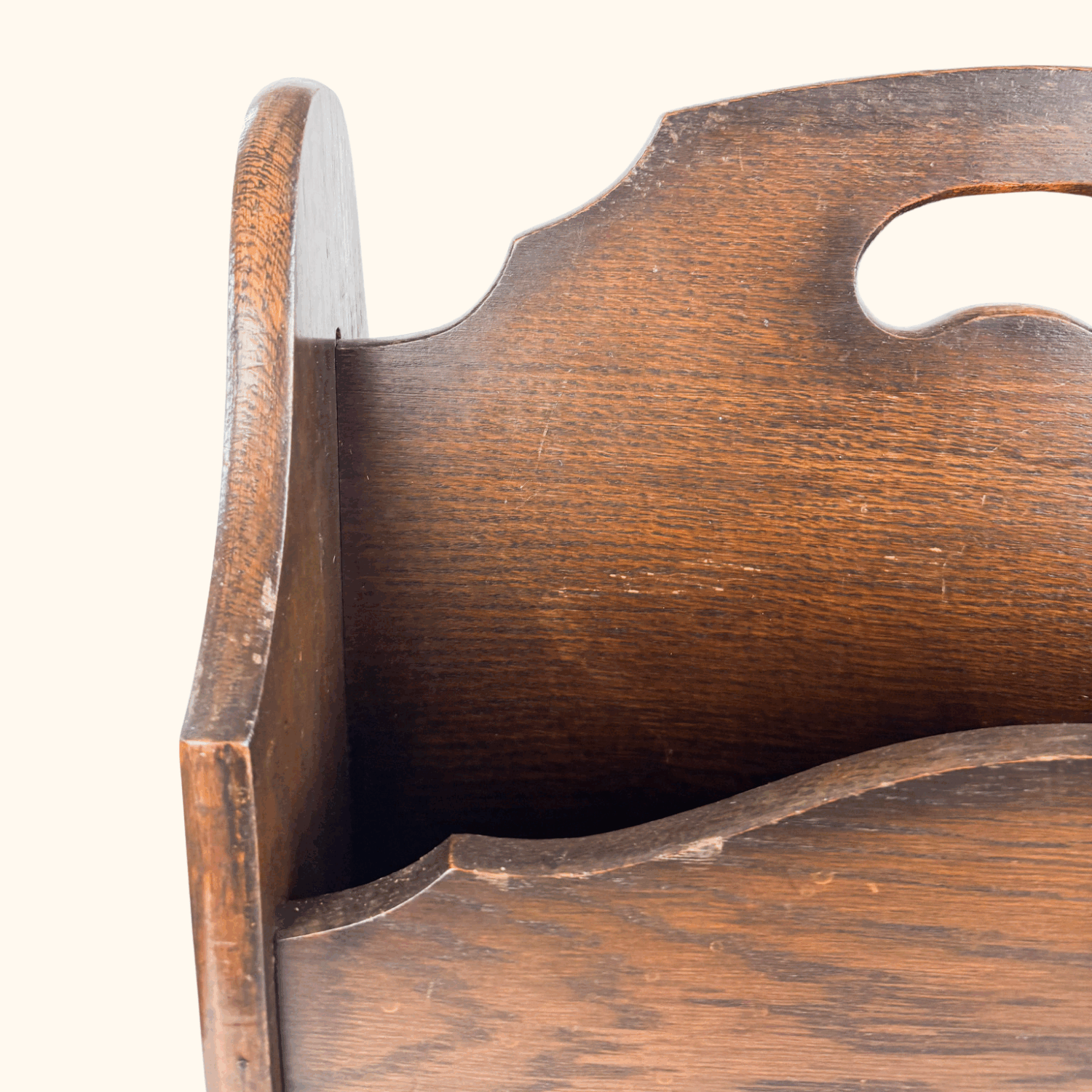 Solid Mahogany Wooden Magazine Rack Sunshine Thrift