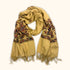 Cashmere Blend Embroidered Wrap Scarf Brown - Sunshine Thrift - Scarves
