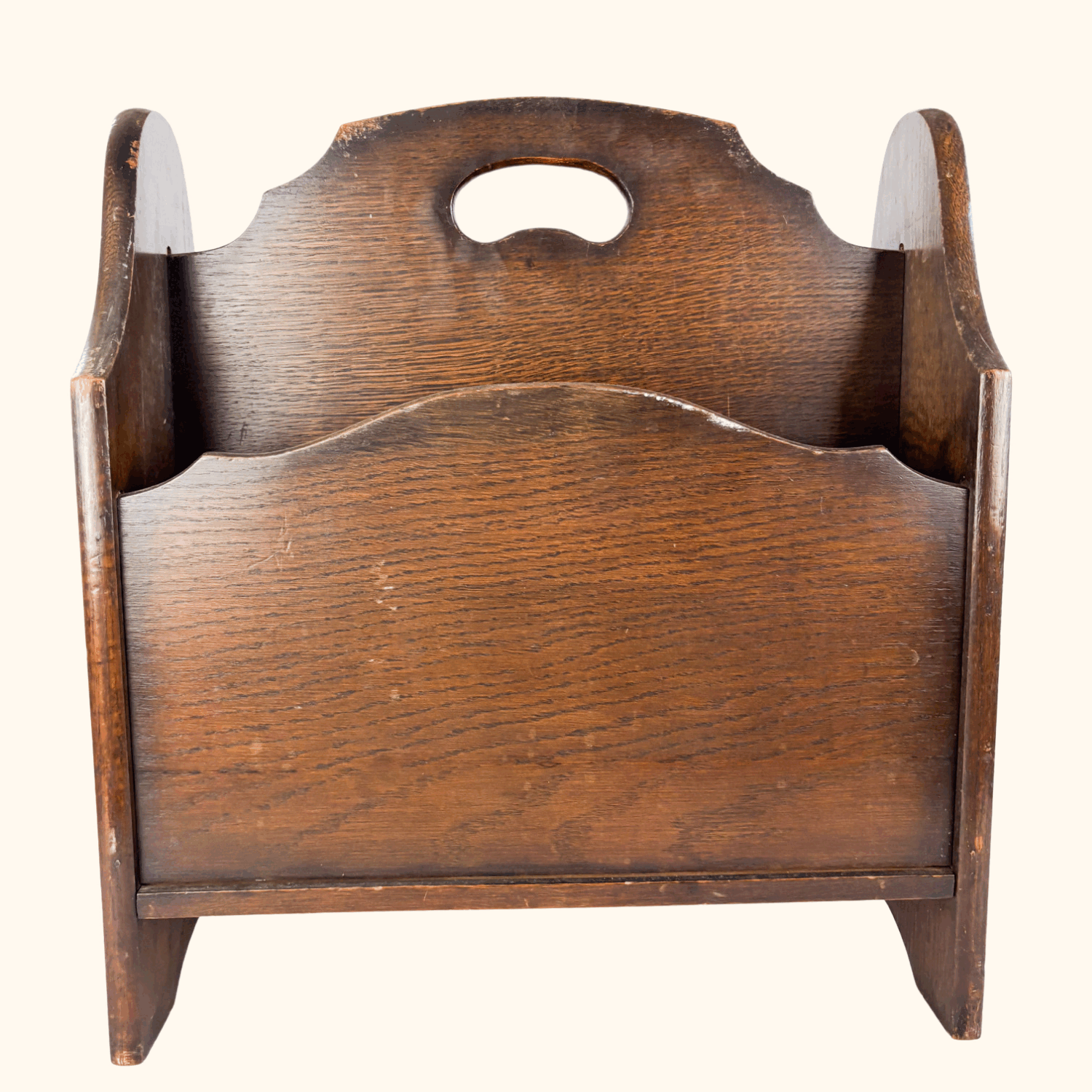 Solid Mahogany Wooden Magazine Rack Sunshine Thrift