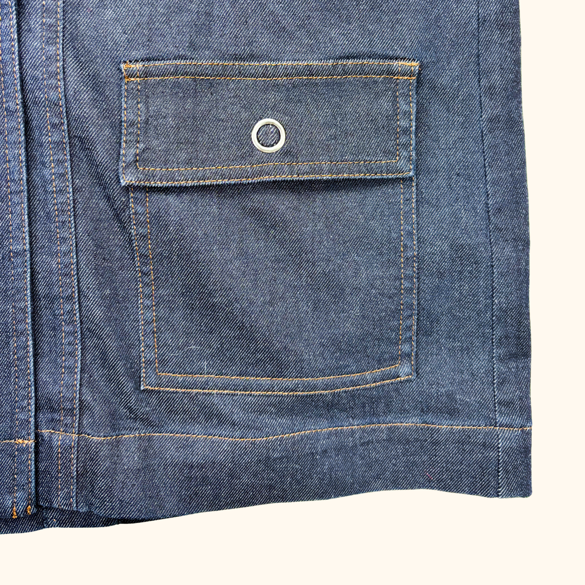Whistles Joanna Blue Denim Blazer - Size 12