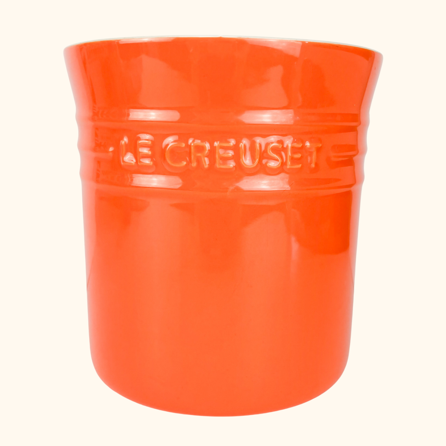 Le Creuset Stoneware Orange Medium Storage Jar 1.8L