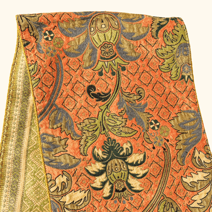 Reversible Brocade Fabric Table Runner
