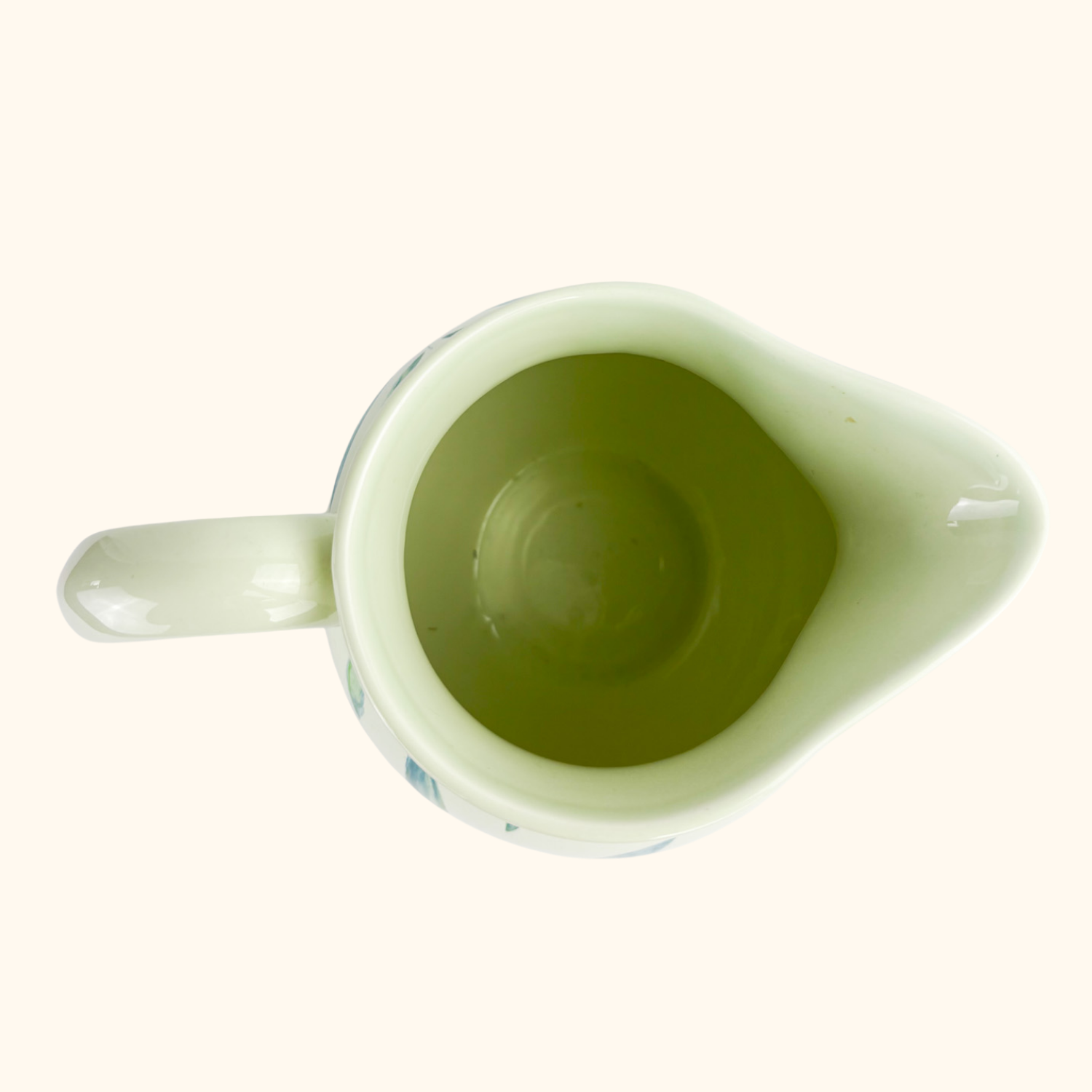 Marks and Spencer Large Green Leaf Pitcher Jug M&amp;S