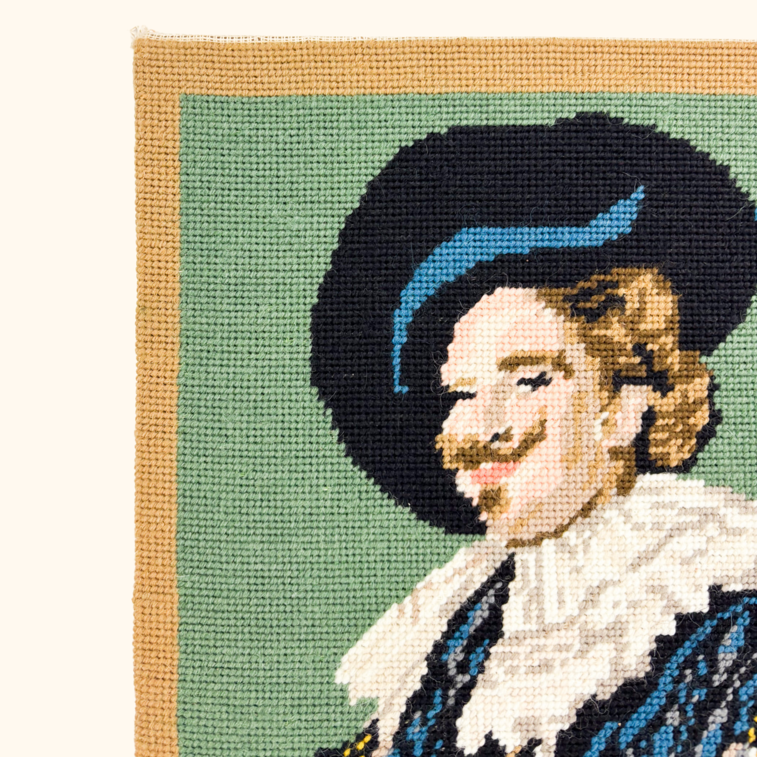 The Laughing Cavalier Frans Hal Needlepoint Wall Art Sunshine Thrift