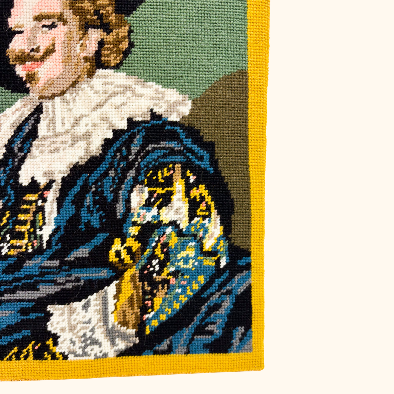 The Laughing Cavalier Frans Hal Needlepoint Wall Art Sunshine Thrift
